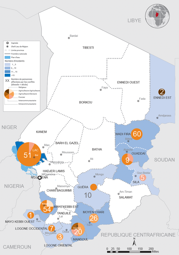 OCHA : 35 conflits recensés au Tchad en six mois, les tensions intercommunautaires restent dominantes