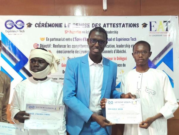 Tchad : 86 jeunes diplômés de l'École d'Art Oratoire et de Leadership à Abéché