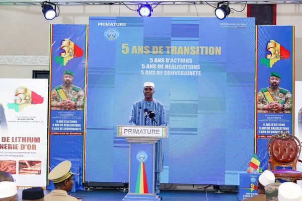 Mali : le Premier ministre dresse le bilan de cinq ans de gouvernance d'Assimi Goïta