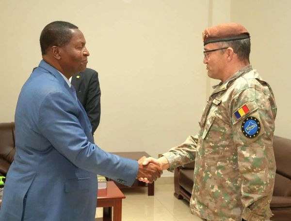 RCA : le président Touadéra reçoit le commandant sortant de l'EUTM-RCA