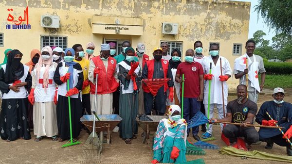 Tchad : la Croix-Rouge du Salamat mobilisée pour la salubrité de l'Hôpital provincial