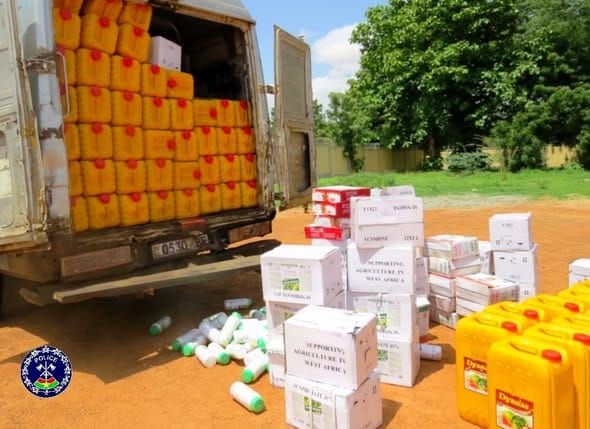 Burkina Faso : la police nationale saisit pour 82 millions de FCFA de produits de contrebande