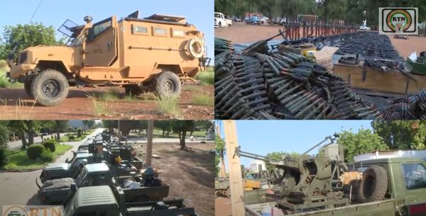 Niger : l'armée récupère un arsenal de guerre après la mutinerie déjouée à Niamey