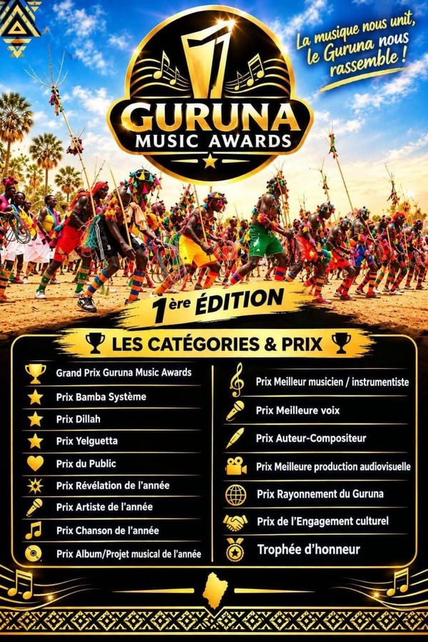 Guruna Music Awards : une première édition pour célébrer les talents et le patrimoine musical