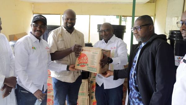 Solidarité : la communauté guinéenne du Tchad fait un don de kits sanitaires à N'Djamena