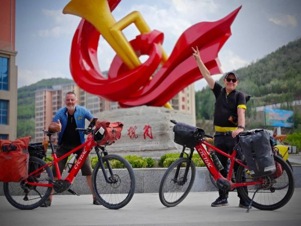 German Writers Retrace the Historic Long March by Bicycle