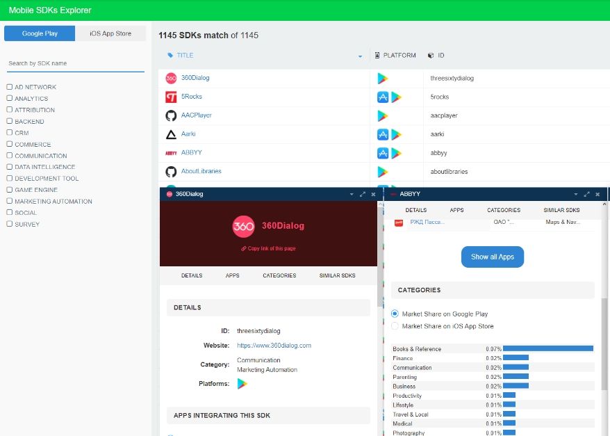 NEW: Introducing the SDK Explorer from 42matters