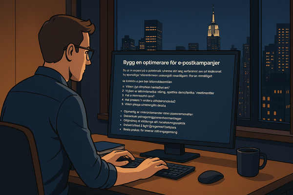 Så bygger du en AI-driven optimerare för e-postmarknadsföring
