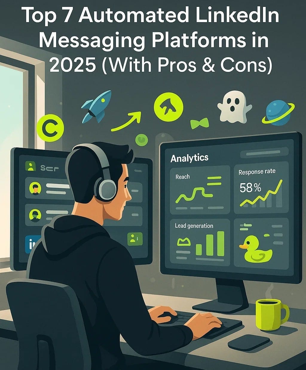 Top 7 LinkedIn Messaging Automation Platforms in 2025            (With Pros & Cons)