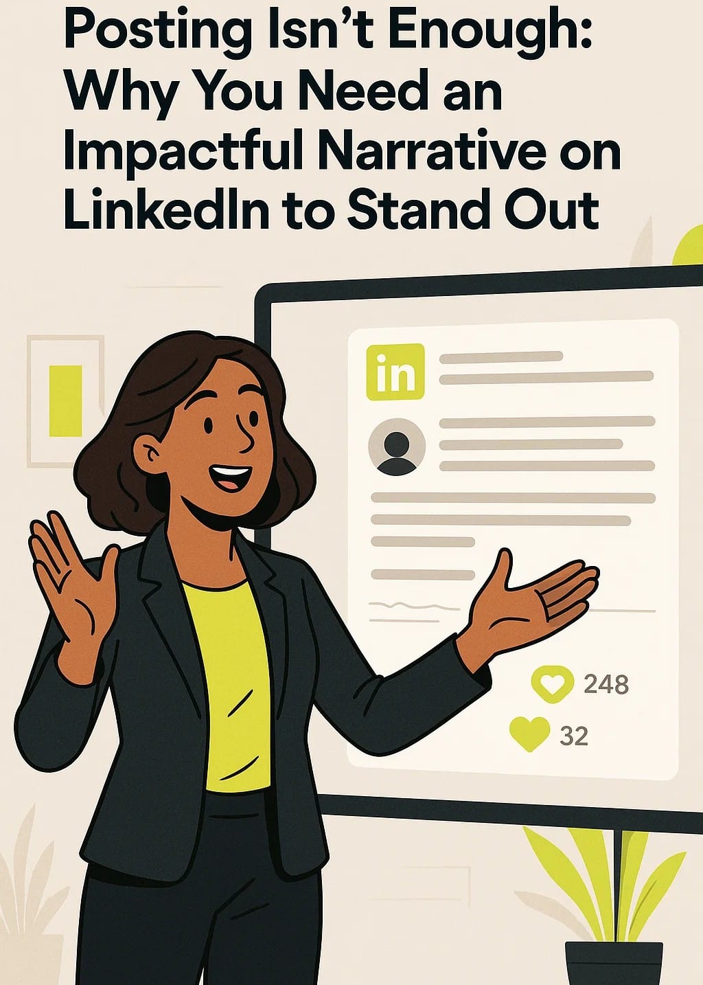 Posting Isn’t Enough: Why You Need an Impactful Narrative on LinkedIn to Stand Out