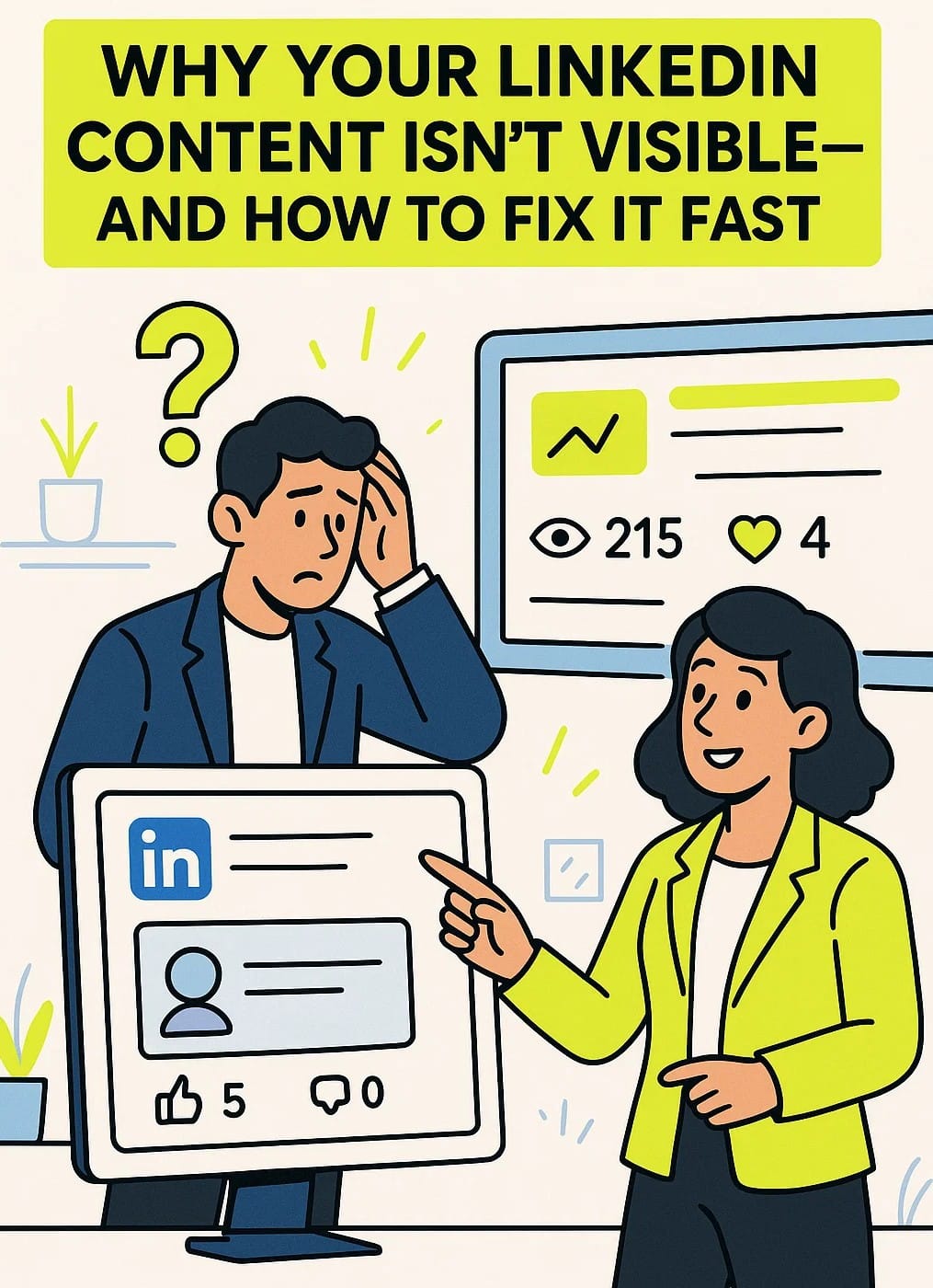 Why Your LinkedIn Content Isn’t Visible—and How to Fix It Fast