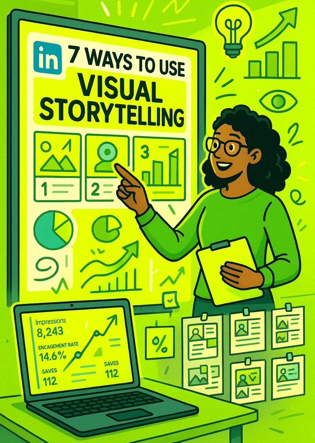 7 Ways to Use Visual Storytelling on LinkedIn to Boost Your Reach and Influence