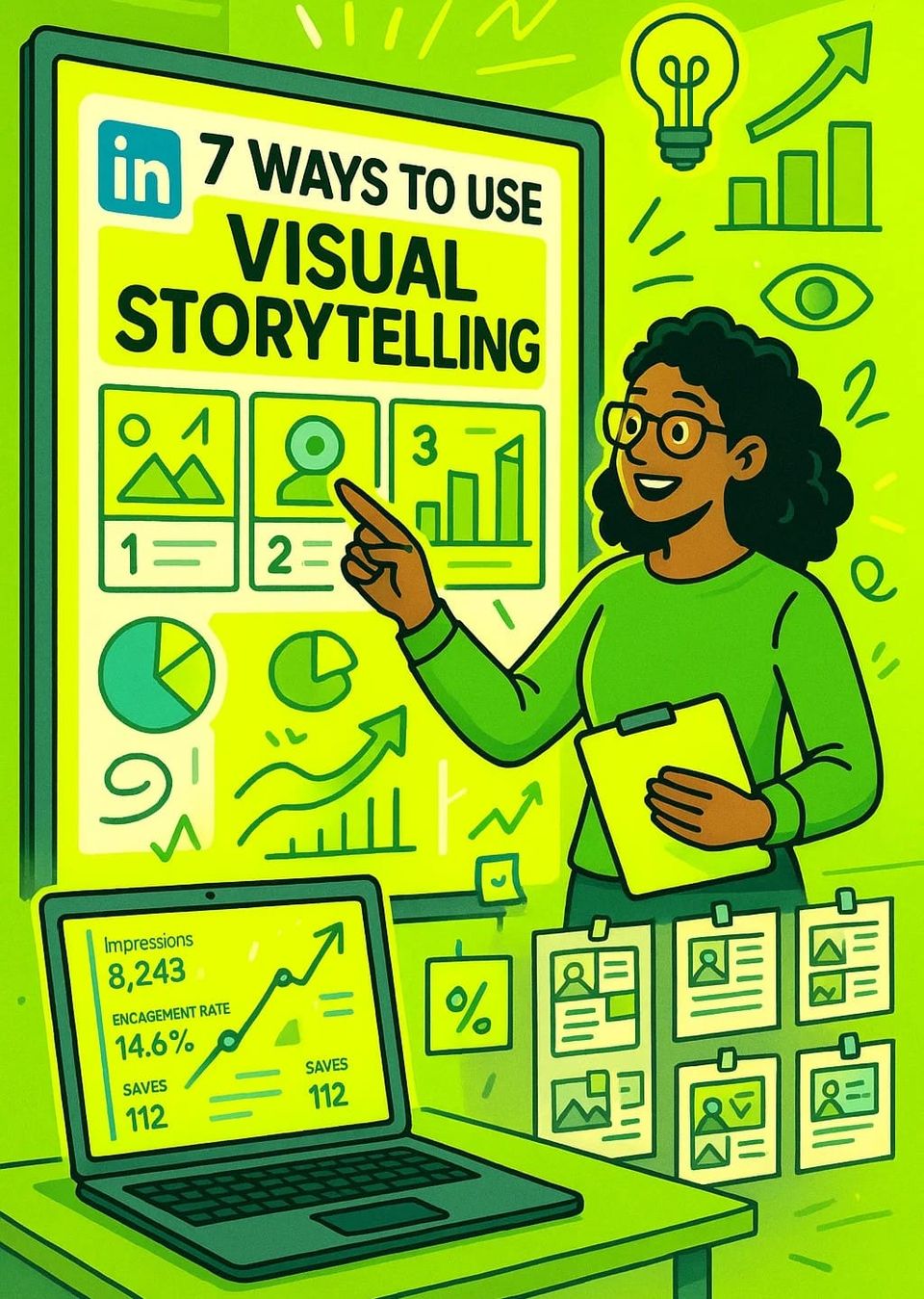 7 Ways to Use Visual Storytelling on LinkedIn to Boost Your Reach and Influence