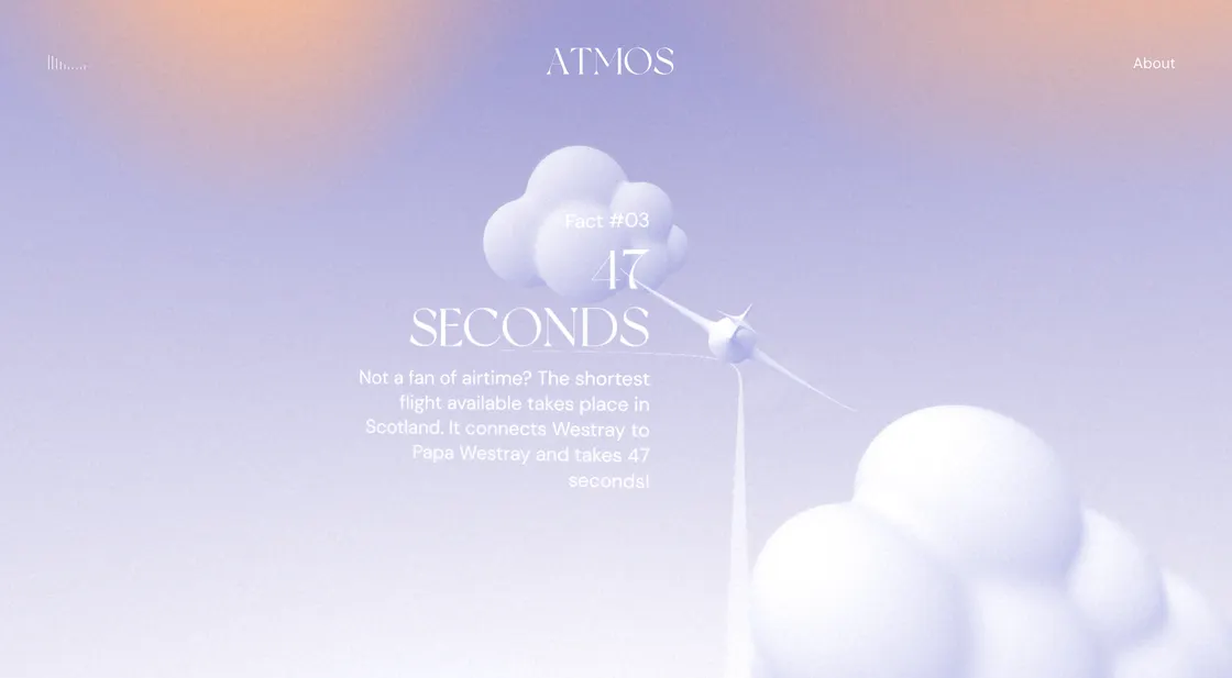 ATMOS: A Scroll-Driven Flight Through Procedural Skies