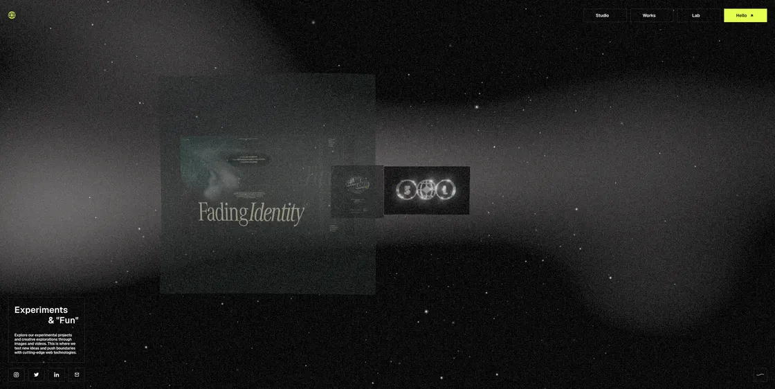 Studio Lumio: A Monochrome Portfolio