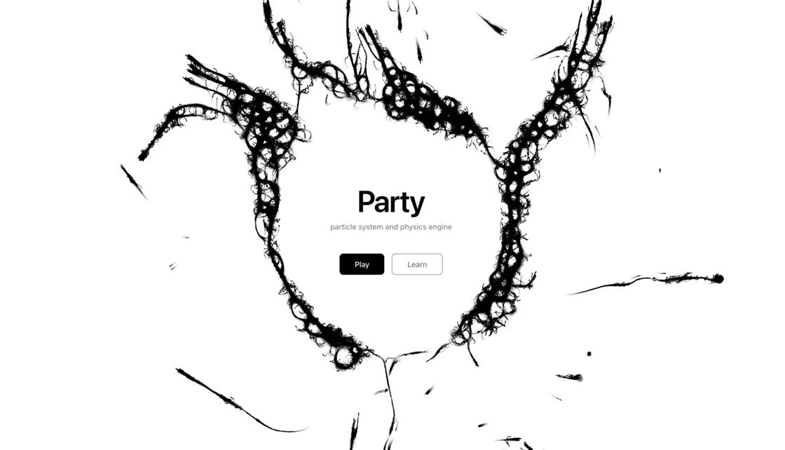 Party: A WebGPU Particle Physics Playground