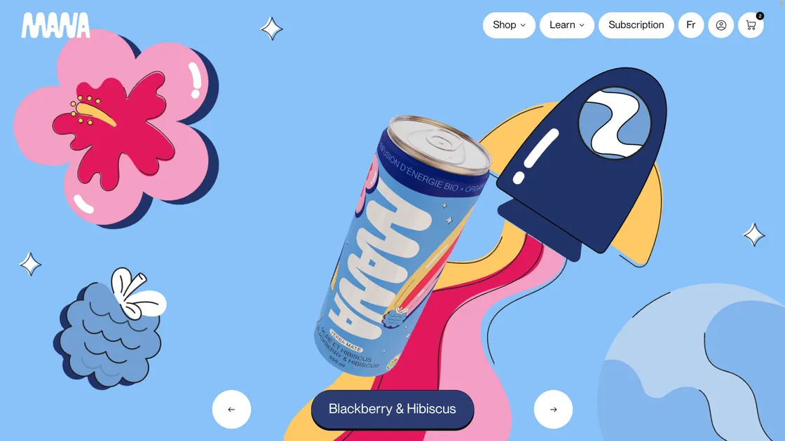 MANA Yerba Mate: An Animated Shopify Store