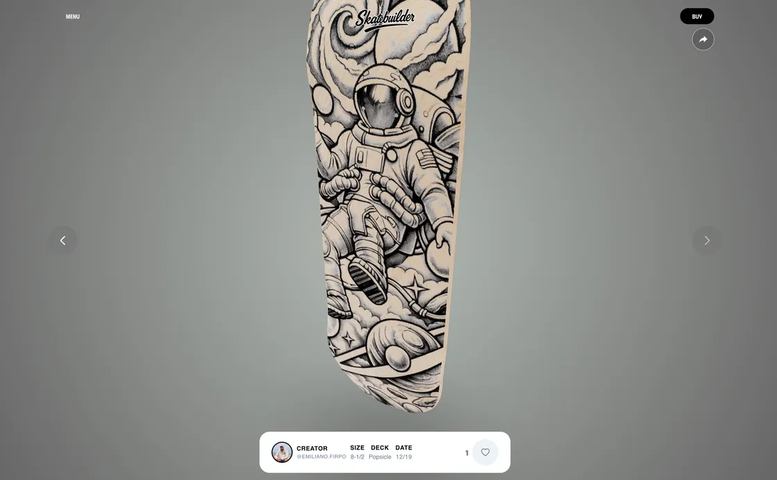 Skatebuilder: A 3D Skateboard Configurator