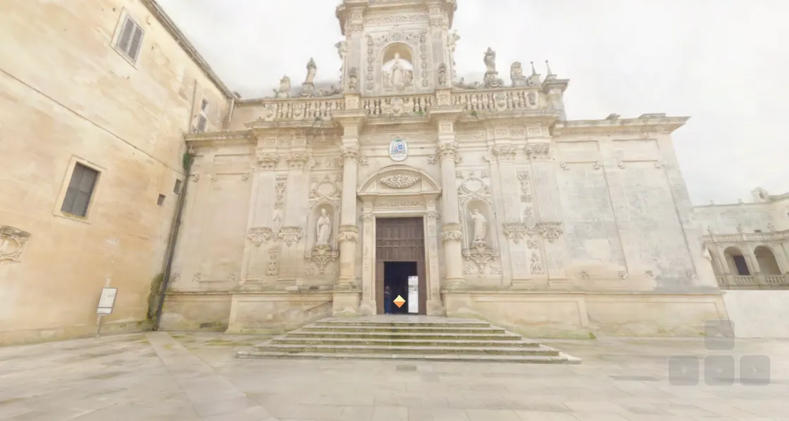 Walkable Gaussian Splat: Exploring the Duomo di Lecce with Reactylon and Babylon.js