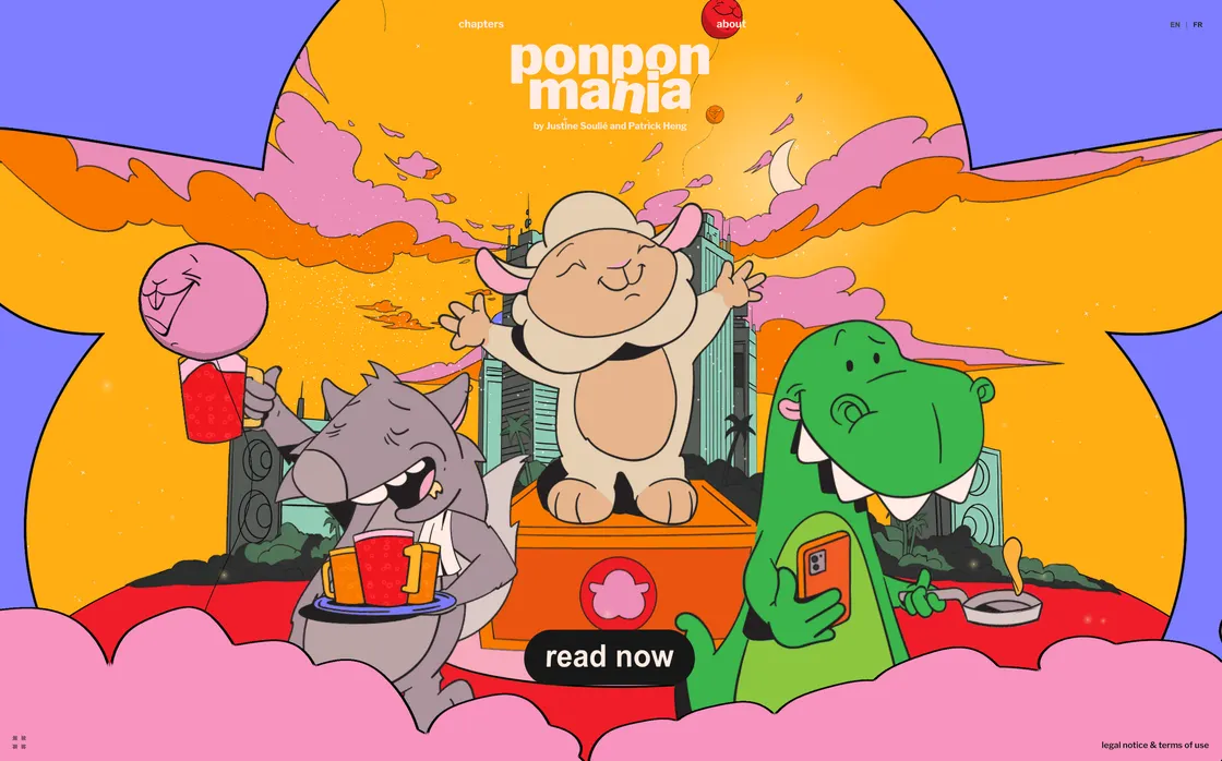 Ponpon Mania: A WebGL Comic Where a Sheep Dreams of Becoming a DJ