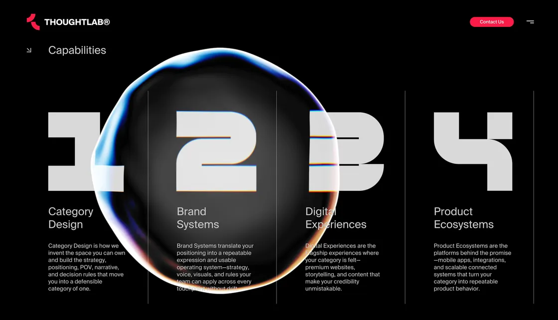 ThoughtLab: WebGL as Brand Infrastructure, Not Decoration