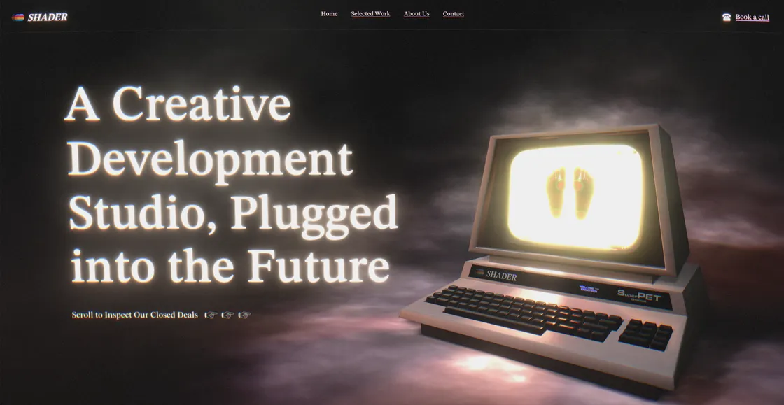 Shader.se: An 80s Corporate Tape Rendered in WebGPU