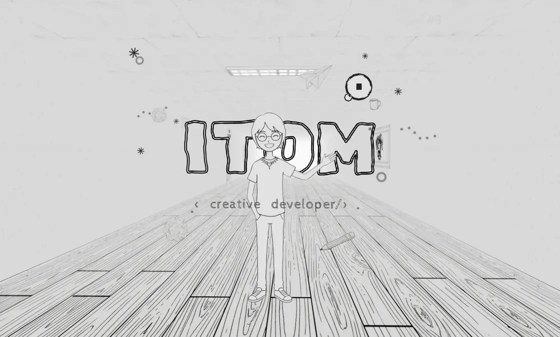 A Paper Tear, a Hand-Drawn Corridor, and Sketches That Finish Themselves