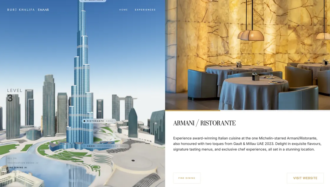 Above the Clouds: A 3D Burj Khalifa Built on Gaussian Splats