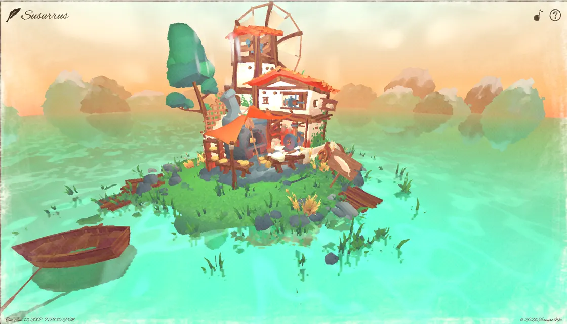 Susurrus: A Watercolor World Built in Three.js