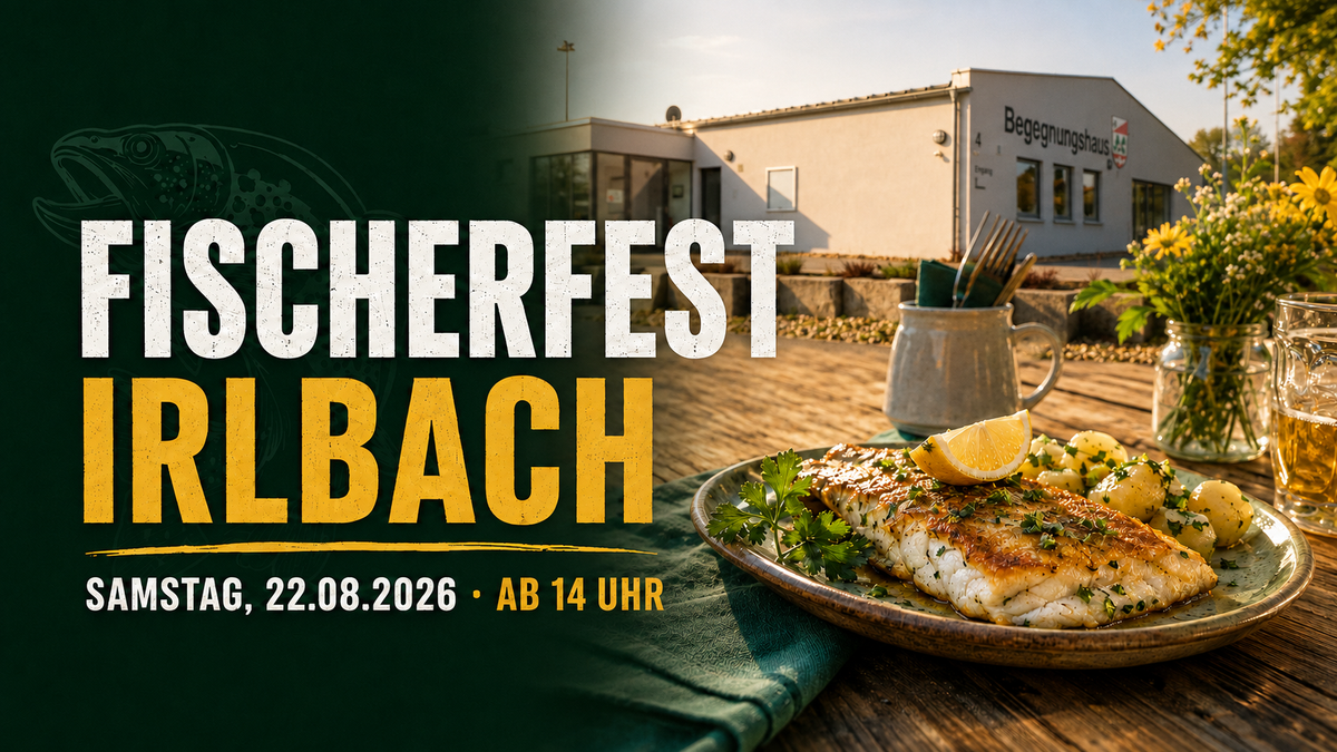 Fischereiverein Irlbach-Straßkirchen lädt zum Genießen und Verweilen ein