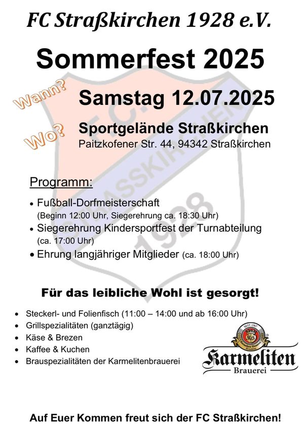FCS-Sommerfest am 12.07.2025