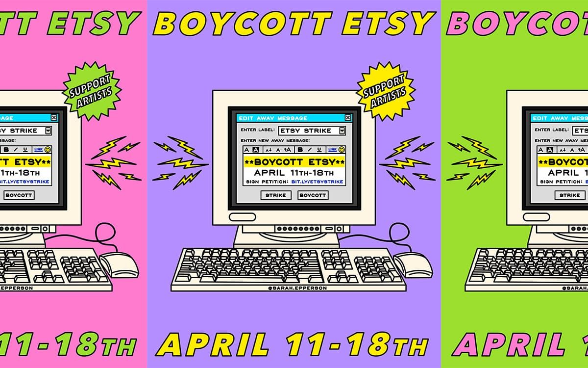 On the Ground with Etsy Sellers on Strike