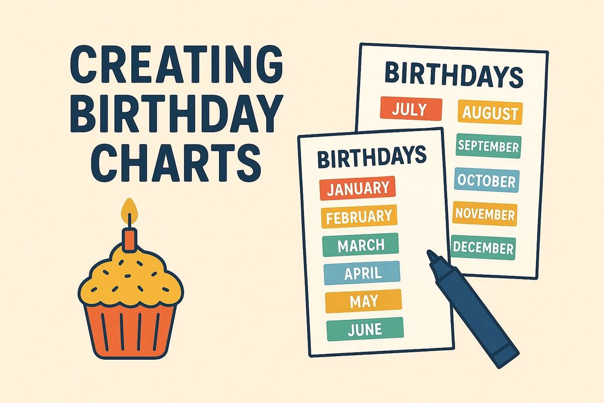 Birthday Chart Ideas for the Classroom