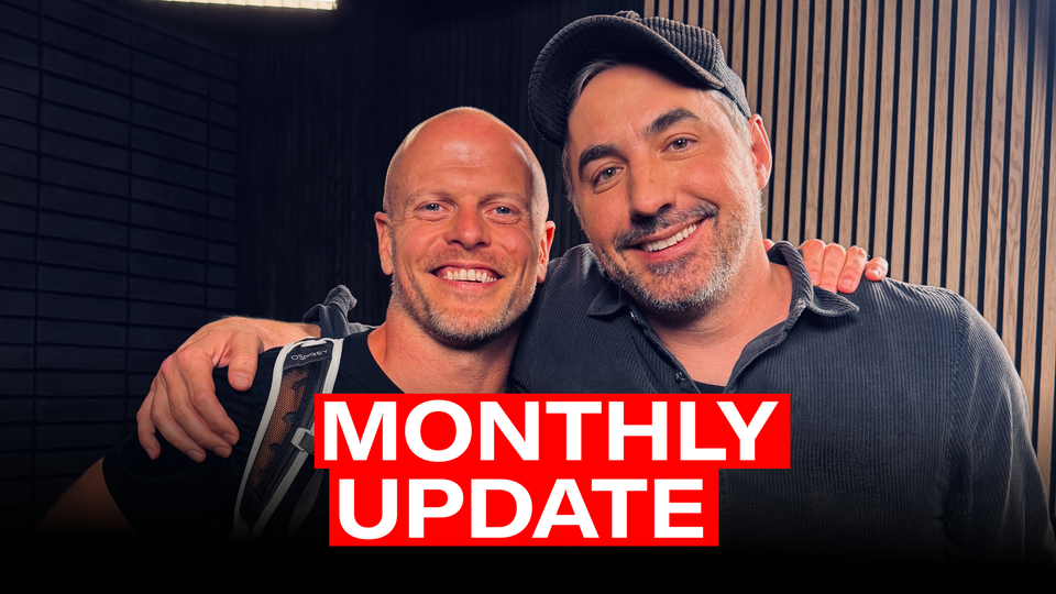 Wow, 85k for Sleep Science, Ketamine on Camera, My Investing Playbook, Diggnation, and a new Random Show