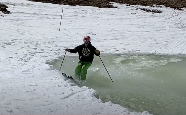 June 1 2020 social distanced pond crossing