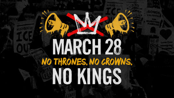 Showing up is half of democracy. The other half is organizing.