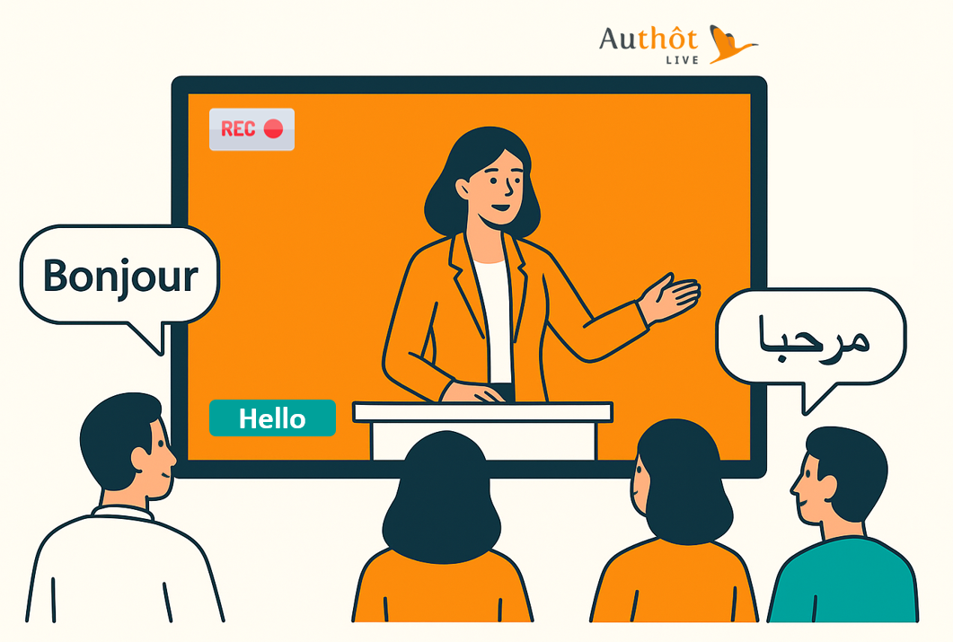 Traduction et sous-titrage en direct avec Authôt Live