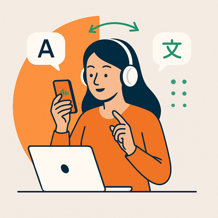 Traduction en temps réel par l'IA