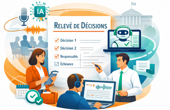 Comment générer automatiquement un relevé de décisions après une réunion ?