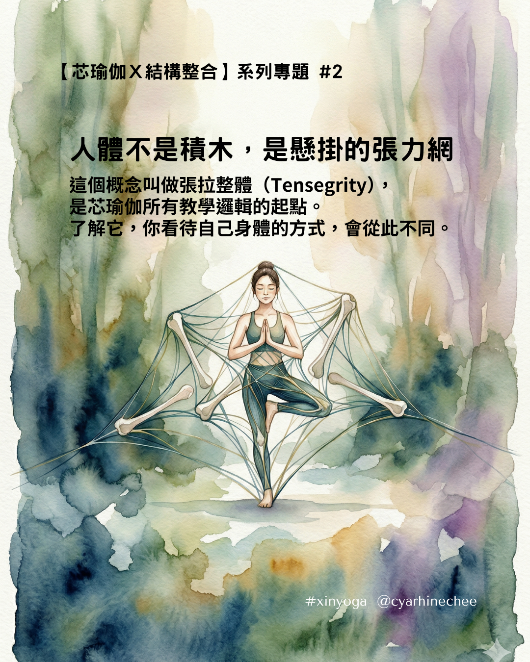 人體不是積木，是一張懸掛的張力網