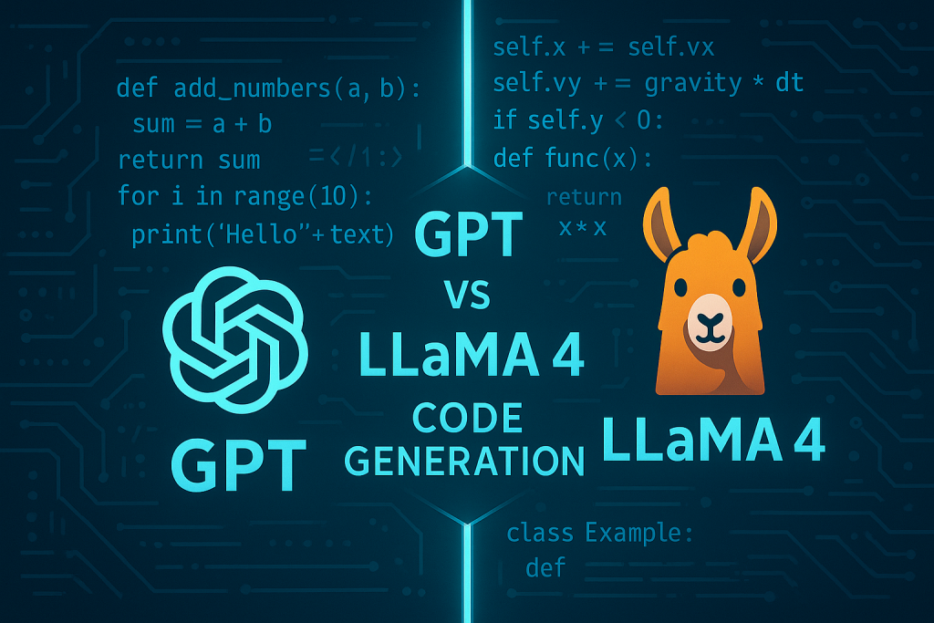 Code Generation: GPT vs Llama 4