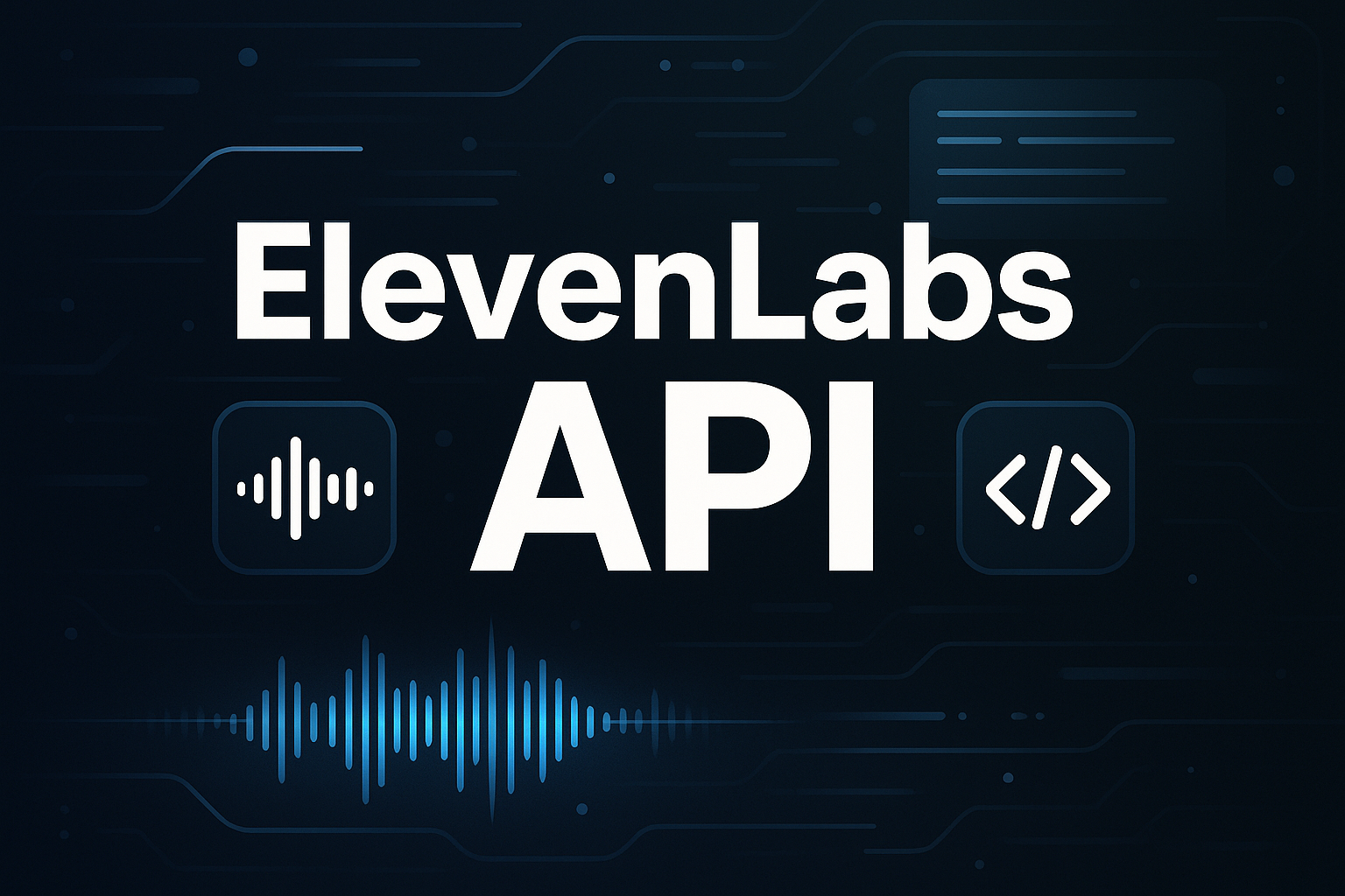 How to Use the ElevenLabs API in a Simple Python Application: A Tech Demo