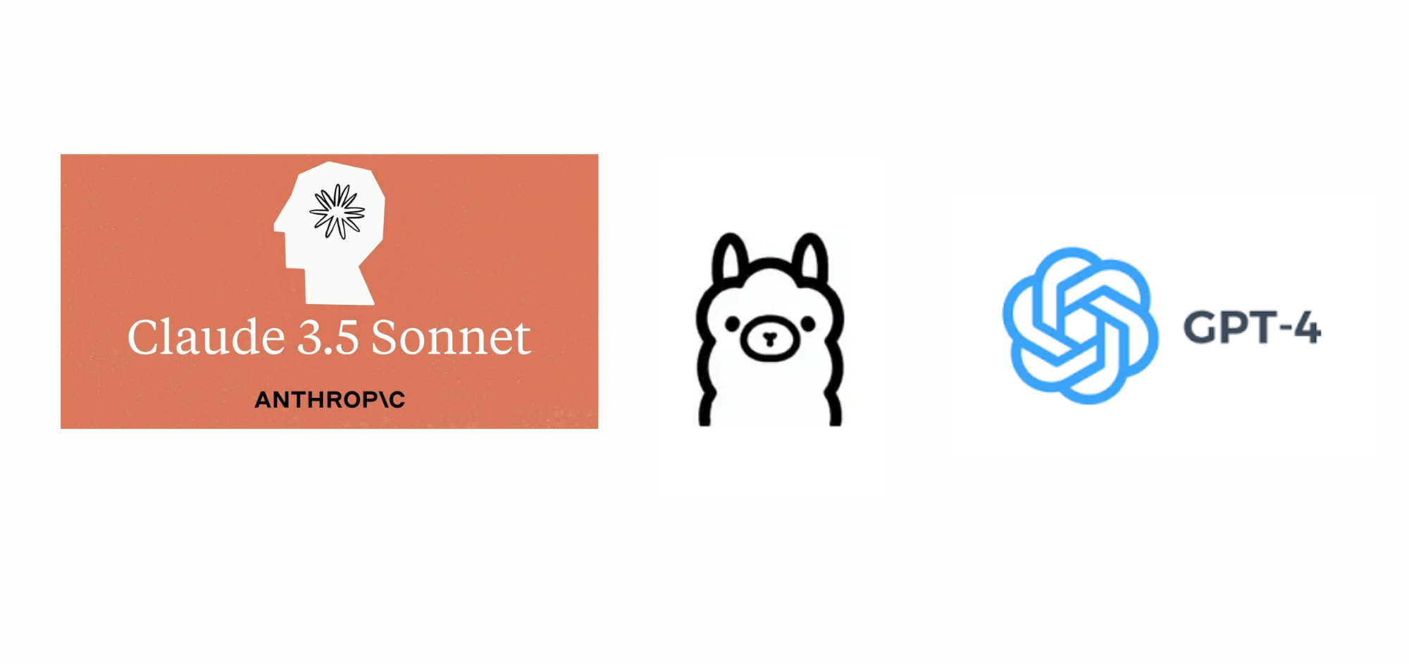 Analysis of Claude 3.5 Sonnet, Llama3, and GPT-4