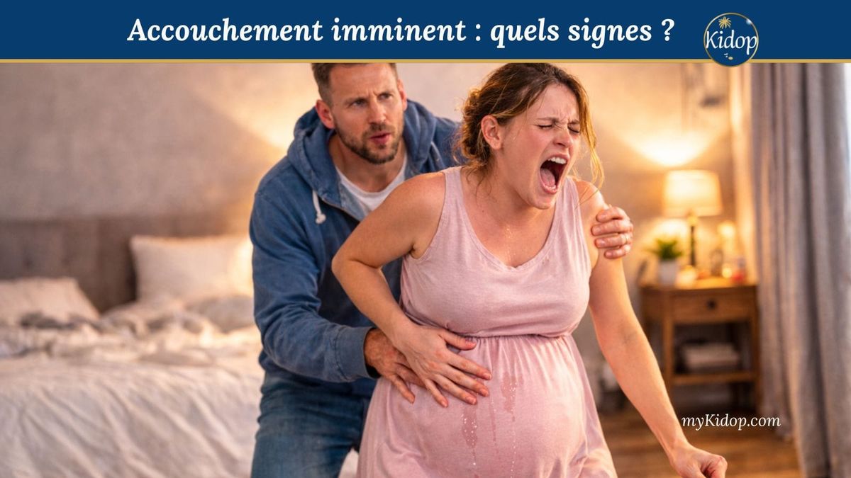 signes accouchement imminent fin de grossesse