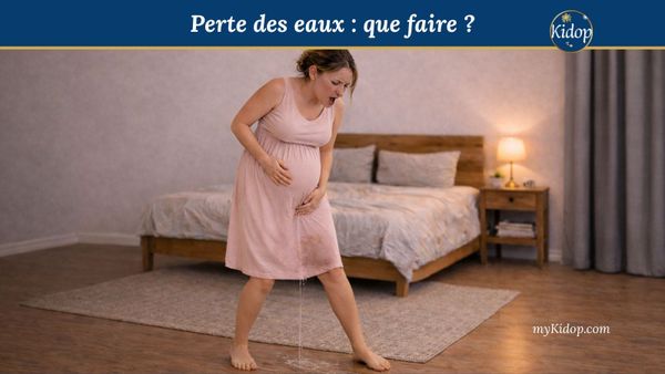 perte des eaux pendant la grossesse signe de debut du travail