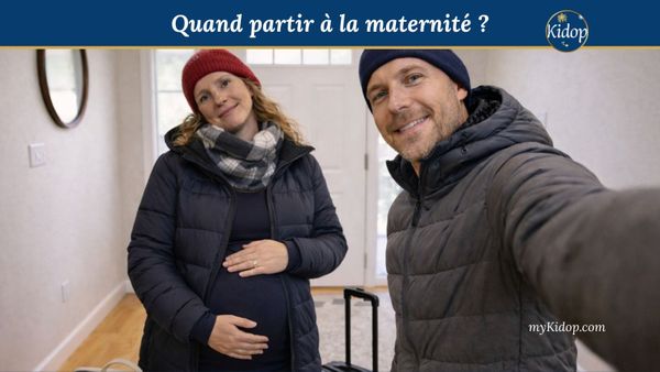 quand partir maternite debut travail accouchement