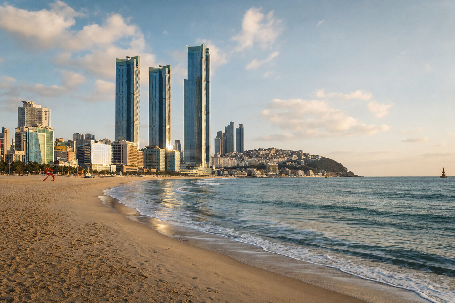 Haeundae Beach (해운대해수욕장) Busan