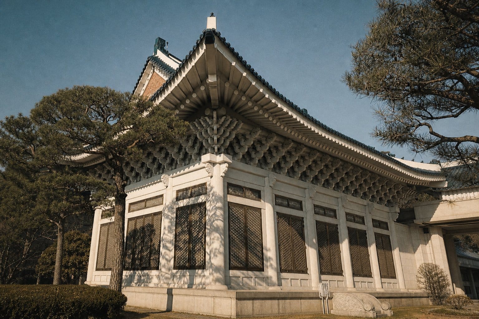Cheong Wa Dae Blue House exterior (청와대)