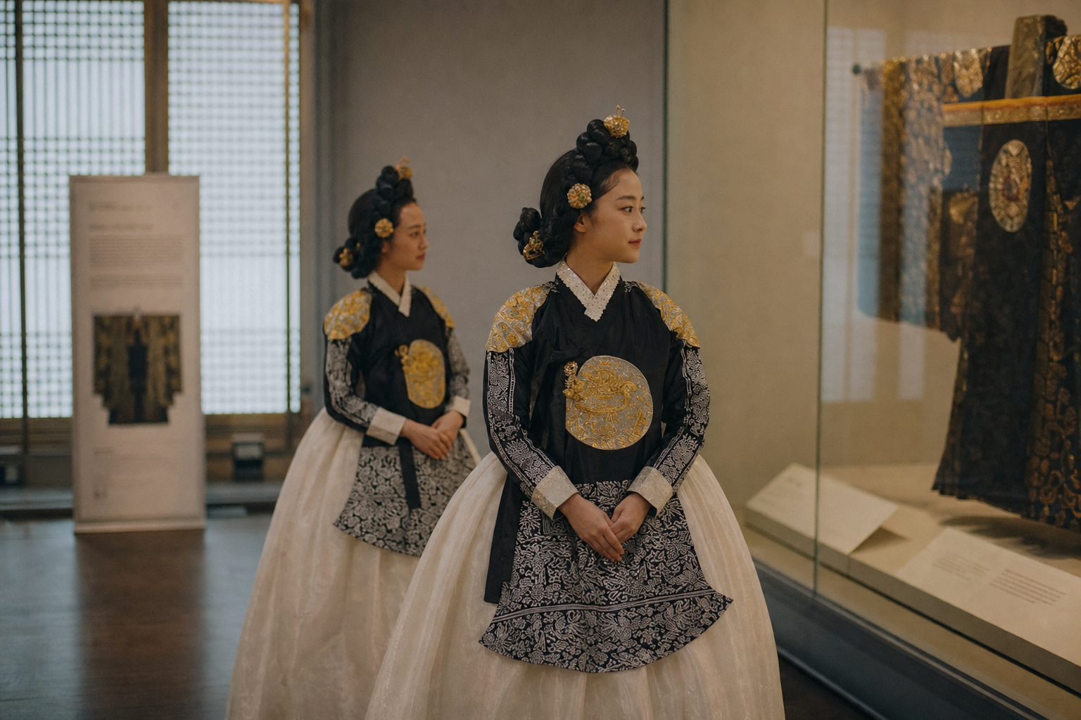 durumagi long outer coat formal Korean dress
