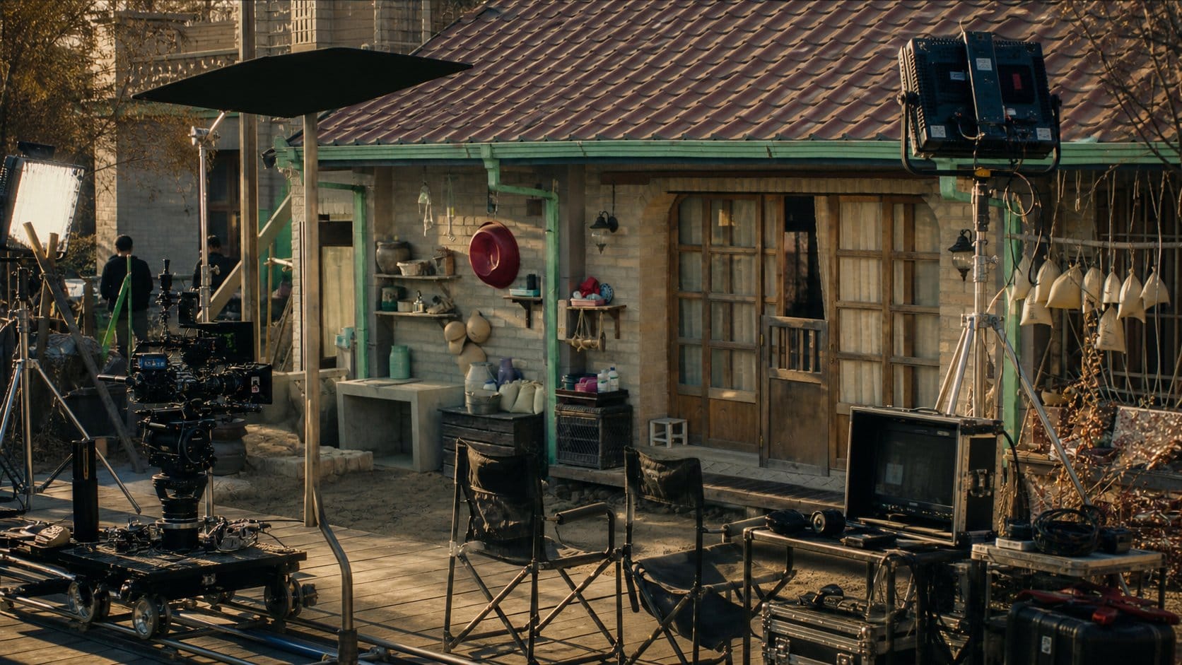 Netflix Korea drama filming set